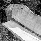 Hand crafted oak bench